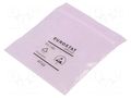 Protection bag; ESD; L: 80mm; W: 76mm; Thk: 90um; Closing: self-seal EUROSTAT GROUP ERS-200140002