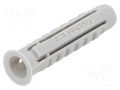 Plastic anchor; without screw; 6x30; SX; 100pcs; 6mm FISCHER FISCHER-70006
