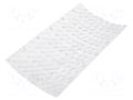 Self-adhesive foot; Ø: 6.4mm; H: 1.6mm; transparent; polyurethane KEYSTONE KEYS783-C