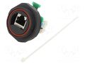 Connector: RJ45; socket; PIN: 8; external thread,threaded joint BULGIN PX0839/IDC