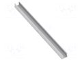 Profiles for LED modules; silver; 1m; GLAX MIKRO; aluminium GTV Poland GTV-GLAXMCN-AL-1M