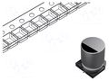 Capacitor: electrolytic; SMD; 100uF; 50VDC; Ø8x10.5mm; ±20%; VB CHANGZHOU HUAWEI ELECTRONIC VB1H101MF105000CE0