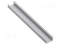 Profiles for LED modules; silver; 1m; GLAX MINI; aluminium GTV Poland GTV-GLAXMN-AL-1M