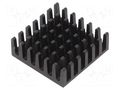 Heatsink: extruded; grilled; BGA; black; L: 25mm; W: 25mm; H: 8.9mm Wakefield Thermal 625-35AB