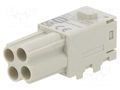 Connector: HDC; module; female; Han-Modular® Domino; PIN: 4; Han E® HARTING 09149041101