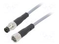 Cable: for sensors/automation; M8; PIN: 3; straight; 0.5m; plug FESTO NEBU-M8G3-K0.5M8G3