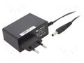 Power supply: switching; mains,plug-in; 12VDC; 2A; 24W; 86.2%; POSC POS POSC12200A-40