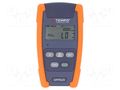 Meter: optical power; LCD; Range: -50÷.27dBm; Meas.accur: ±0.25 dB TEMPO OPM520