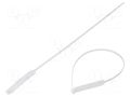 Cable tie; with label; L: 360mm; W: 4.8mm; natural; polyamide; 220N ABB TY48M