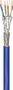 CAT 7A Network Cable, S/FTP (PiMF), blue, 100 m - Copper conductor (CU), AWG 22/1 (solid), halogen-free cable sheath (LSZH) 91893