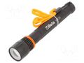 Torch: LED; 150mm; 500lm; black; IP66 BETA BE1833S