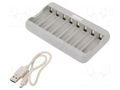 Charger: for rechargeable batteries; Ni-MH; Size: AA,AAA,R03,R6 GP GP-U813