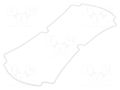 Gasket; Gasket material: silicone GAINTA A3735SEAL