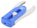 Stripping tool; Øcable: 0.125mm,0.2÷0.25mm; Wire: fiber-optic WEICON WEICON-51002002