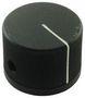 ROUND KNURLED KNOB WITH LINE IND, 6.35MM 3442-2-B