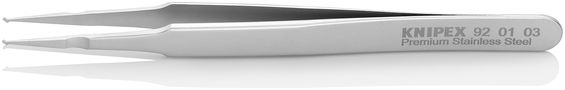 KNIPEX 92 01 03 SMD Precision Tweezers Smooth 120 mm 92 01 03 4003773085546
