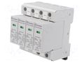 Surge arrester; Type 2; Poles: 3+N; 20kA; for DIN rail mounting FINDER 7P.25.8.275.0020