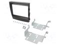 Radio frame; Porsche; 2 DIN; black ACV RAM-40.984
