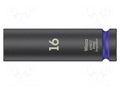 Socket; 6-angles,socket spanner,impact; HEX 16mm; 1/2"; long WERA WERA.05004833001