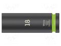 Socket; 6-angles,socket spanner,impact; HEX 18mm; 1/2"; long WERA WERA.05004835001