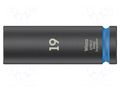 Socket; 6-angles,socket spanner,impact; HEX 19mm; 1/2"; long WERA WERA.05004836001