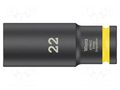 Socket; 6-angles,socket spanner,impact; HEX 22mm; 1/2"; long WERA WERA.05004838001