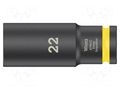Socket; 6-angles,socket spanner,impact; HEX 22mm; 1/2"; long WERA WERA.05004838001