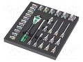 Wrench-set; 6-angles,hex key,socket spanner; 31pcs. WERA WERA.05150112001