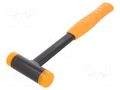 Hammer; assembly,workshop; 300mm; W: 105mm; 30mm; round; plastic BETA BE1392/30