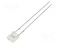 LED; white cold; rectangular; 2x4x5mm; 1560÷2180mcd; 100°; 20mA OPTOSUPPLY OSW5DK7YA1B