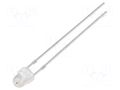 LED; yellow; 3mm; 500mcd; 100°; Front: convex; 2.1VDC; No.of term: 2 OPTOSUPPLY OSY5PA3VA1A