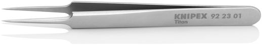 KNIPEX 92 23 01 Titanium Tweezers Smooth 110 mm 92 23 01 4003773085010