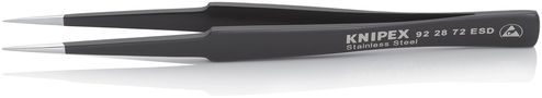 KNIPEX 92 28 72 ESD Universal Tweezers ESD Smooth 130 mm 92 28 72 ESD 4003773054801