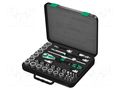 Wrenches set; inch,socket spanner; Mounting: 1/2"; 38pcs. WERA WERA.05003647001