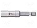 Holder; Overall len: 57mm; Mounting: 1/4",1/4" (F6,3mm) WERA WERA.05052575001