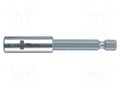 Holder; Overall len: 75mm; Mounting: 1/4" (C6,3mm),1/4" (F6,3mm) WERA WERA.05053455001