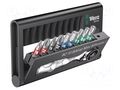 Kit: screwdriver bits; plastic box; 1/4"; 10pcs. WERA WERA.05057418001
