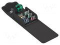 Kit: screwdrivers; hex key,Phillips,Pozidriv®,slot,Torx®; case WERA WERA.05057471001