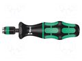 Screwdriver: torque; 155mm; Holder: C6,3mm,E6,3mm; 1/4" WERA WERA.05074722001