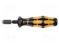 Screwdriver; torque; ESD; 138mm; 0.1Nm; Mounting: halfmoon 4mm WERA WERA.05074826001