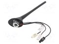 Antenna; car top,automotive; 200mm; AM,DAB,FM; 180mm; 12VDC MTA 7677855