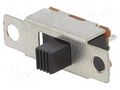 Switch: slide; Pos: 2; SPDT; 0.2A/30VDC; BBM (non-shorting),ON-ON E-SWITCH EG1201