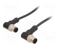 Cable: for sensors/automation; PIN: 8; with metal nut; plug; 30V AMPHENOL LTW M12A08MR12AMRSBA05