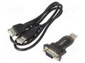 USB to RS232 converter; D-Sub 9pin plug,USB A plug; USB 2.0 LOGILINK AU0002F