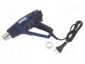 Electric hot shrink gun; 2kW; 250l/min,500l/min; 230VAC; case RAPID RAP-R2000-C