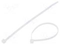 Cable tie; L: 150mm; W: 3.5mm; natural; polyamide; 135N; Ømax: 35mm HELLERMANNTYTON T30R-PA66-NA