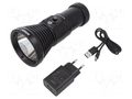 Torch: LED; L: 191.5mm; 200lm,500lm,2000lm,3600lm; Ø: 50÷84mm; IPX8 XTAR XTAR-D28-3600-SET
