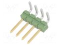 Connector: pin strips; pin header; AMPMODU MOD II; male; PIN: 4 TE Connectivity 825437-4