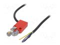 Limit switch; lever R 25,6mm, metallic roller Ø13mm; NO + NC CROUZET CROUZET-83873101