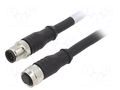 Cable: for sensors/automation; M12; PIN: 12; 3m; plug; 30VDC; 30VAC MUELLER ELECTRIC BU-1402551